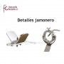 detalles del jamonero con balancin y giratorio