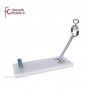Jamonero Plegable Inox Base Fibra