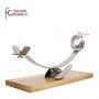 jamonero profesional giratorio balancin base madera