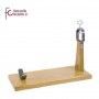 jamonero inox base madera modelo castilla