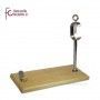 jamonero inox base madera modelo d