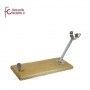 jamonero inox plegable base madera modelo c