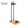 jamonero vertical base madera