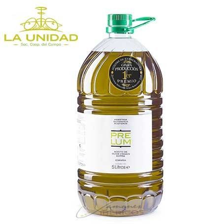 Aceite de Oliva Virgen Extra PRELUM - 5L "La Unidad"