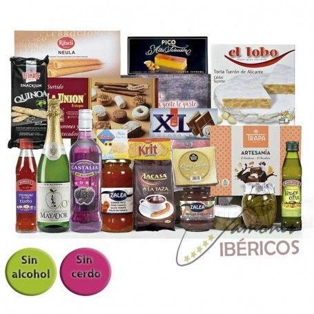 Caja de Navidad sin alcohol Damasco