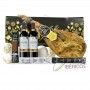 Lote de Navidad con jamón serrano bodega Sierra Morena