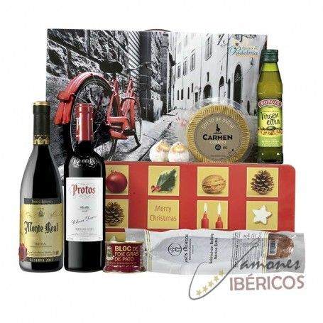 Estuche navideño Metálico