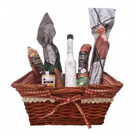 Cesta de productos ibéricos día de la madre