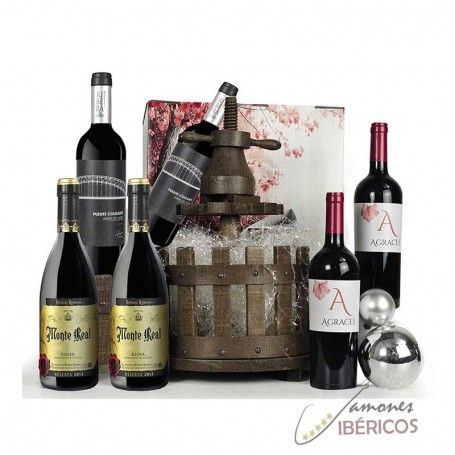 Lote de Navidad original con Prensa de Madera
