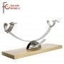 jamonero inox balancin modelo c base madera