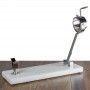 Jamonero plegable fibra blanca